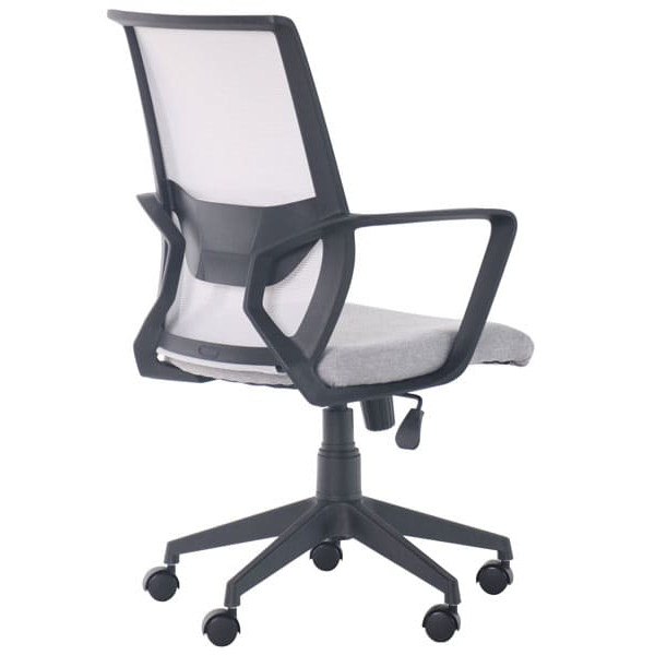 Кресло АМФ Tin сиденье Сидней 05/спинка Сетка SL-01 Светло-серая-3