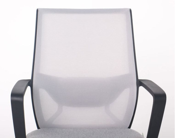 Кресло АМФ Tin сиденье Сидней 05/спинка Сетка SL-01 Светло-серая-4