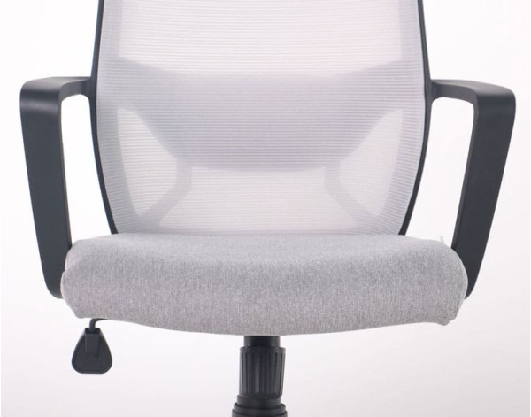 Кресло АМФ Tin сиденье Сидней 05/спинка Сетка SL-01 Светло-серая-5