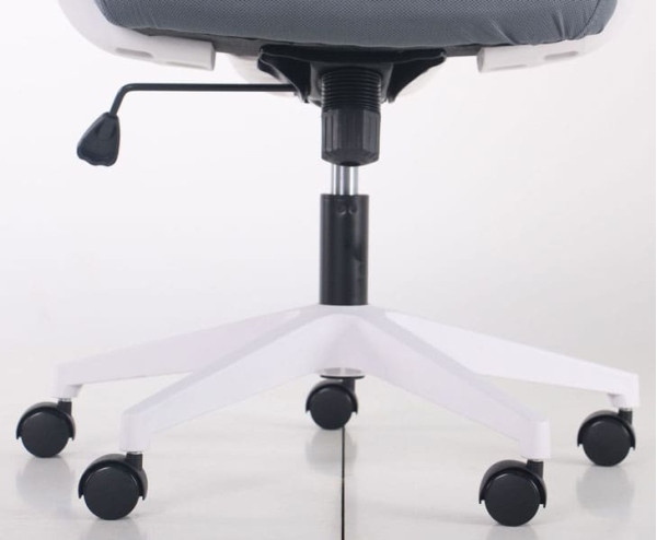 Крісло АМФ Nickel White сидіння Нест-08 сіра/спинка Сітка SL-06 салатова-13