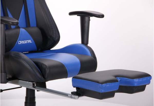 Крісло АМФ VR Racer Magnus Чорний/Синій Крісло АМФ VR Racer Magnus Чорний/Синій-12