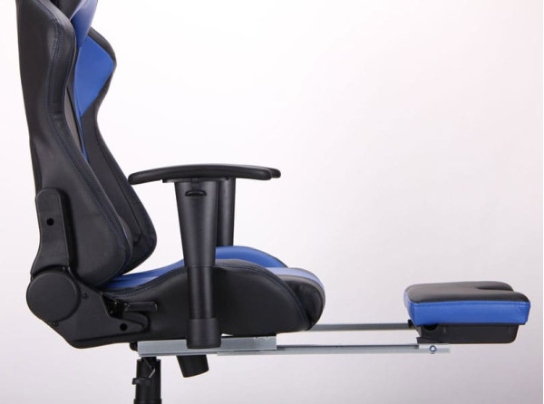 Крісло АМФ VR Racer Magnus Чорний/Синій Крісло АМФ VR Racer Magnus Чорний/Синій-13