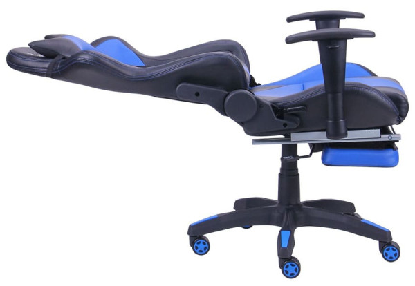 Крісло АМФ VR Racer Magnus Чорний/Синій Крісло АМФ VR Racer Magnus Чорний/Синій-4