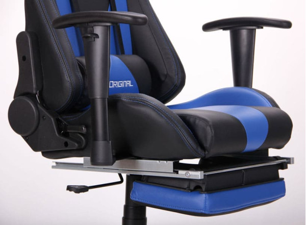 Крісло АМФ VR Racer Magnus Чорний/Синій Крісло АМФ VR Racer Magnus Чорний/Синій-7