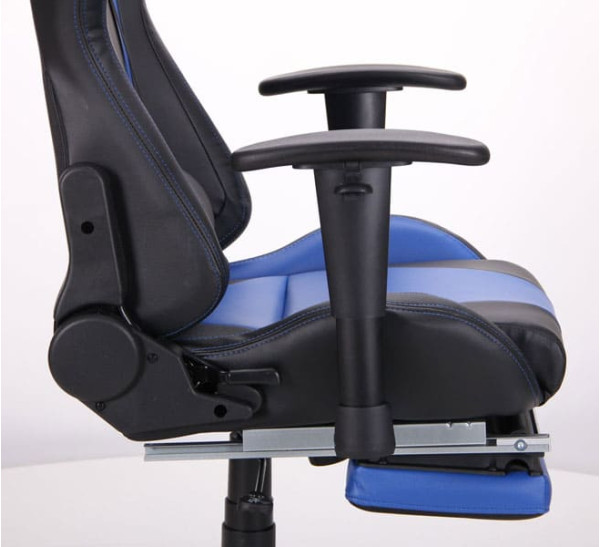 Крісло АМФ VR Racer Magnus Чорний/Синій Крісло АМФ VR Racer Magnus Чорний/Синій-8