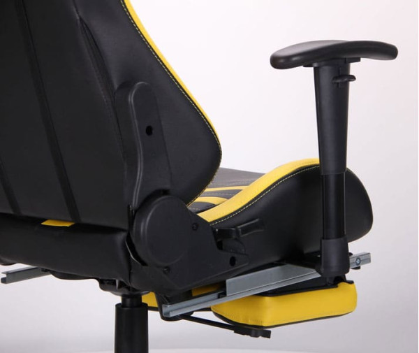 Кресло АМФ VR Racer BattleBee Черный/Желтый Кресло АМФ VR Racer BattleBee Черный/Желтый-8