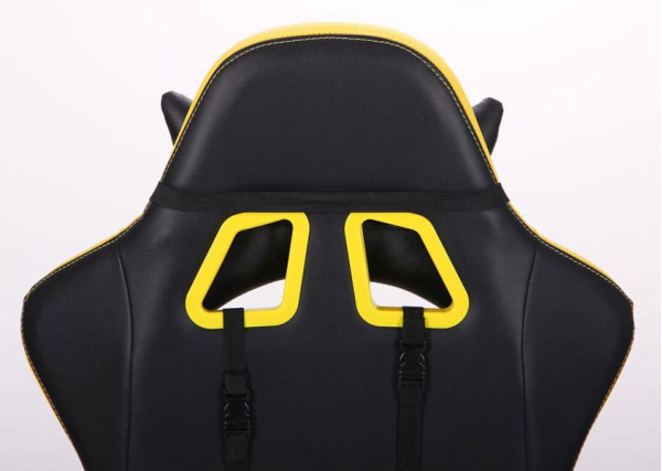 Кресло АМФ VR Racer BattleBee Черный/Желтый Кресло АМФ VR Racer BattleBee Черный/Желтый-9