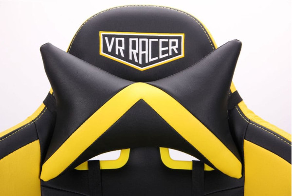 Кресло АМФ VR Racer BattleBee Черный/Желтый Кресло АМФ VR Racer BattleBee Черный/Желтый-6