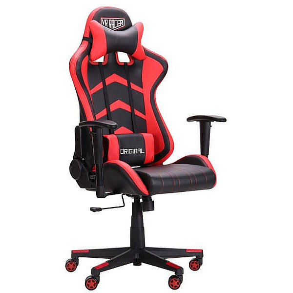 Крісло АМФ VR Racer Blaster Чорний/Червоний Крісло АМФ VR Racer Blaster Чорний/Червоний-0
