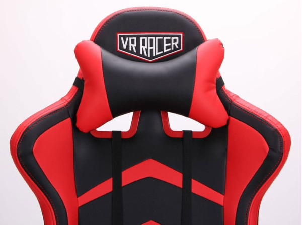 Крісло АМФ VR Racer Blaster Чорний/Червоний Крісло АМФ VR Racer Blaster Чорний/Червоний-10