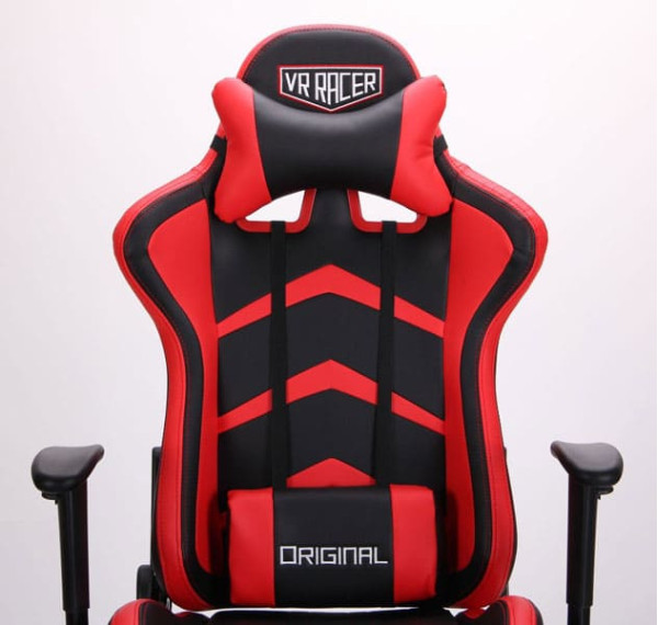 Крісло АМФ VR Racer Blaster Чорний/Червоний Крісло АМФ VR Racer Blaster Чорний/Червоний-6