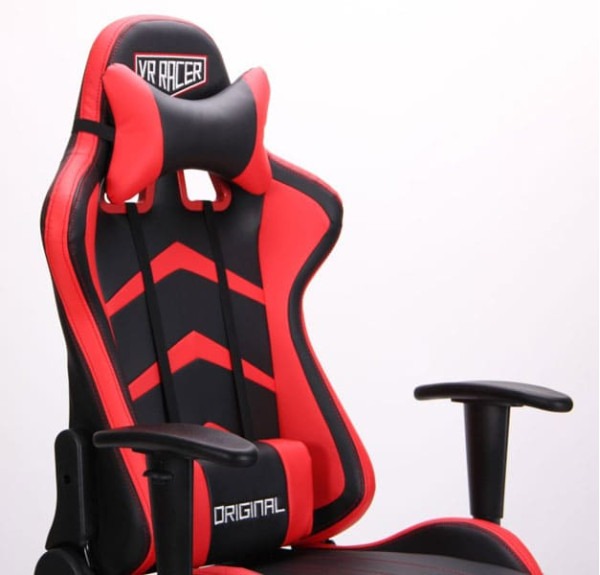 Крісло АМФ VR Racer Blaster Чорний/Червоний Крісло АМФ VR Racer Blaster Чорний/Червоний-7