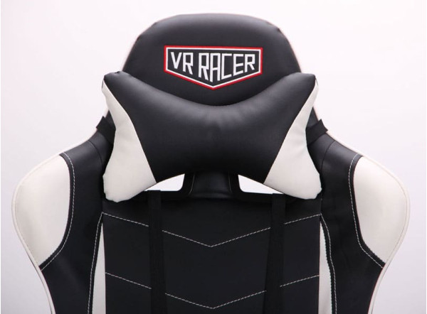 Кресло АМФ VR Racer Blade Черный/Белый Кресло АМФ VR Racer Blade Черный/Белый-7