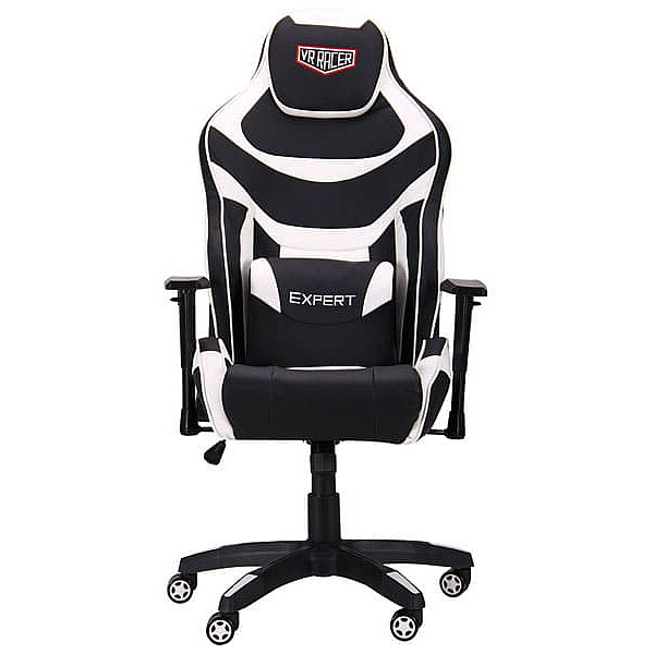Крісло АМФ VR Racer Expert Virtuoso Чорний/Білий Крісло АМФ VR Racer Expert Virtuoso Чорний/Білий-1