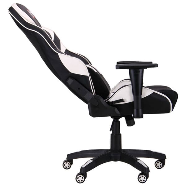 Крісло АМФ VR Racer Expert Virtuoso Чорний/Білий Крісло АМФ VR Racer Expert Virtuoso Чорний/Білий-4