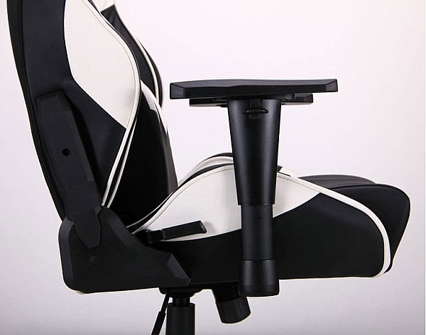 Крісло АМФ VR Racer Expert Virtuoso Чорний/Білий Крісло АМФ VR Racer Expert Virtuoso Чорний/Білий-8