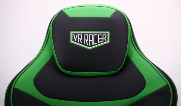 Крісло АМФ VR Racer Expert Champion Чорний/Зелений Крісло АМФ VR Racer Expert Champion Чорний/Зелений-6