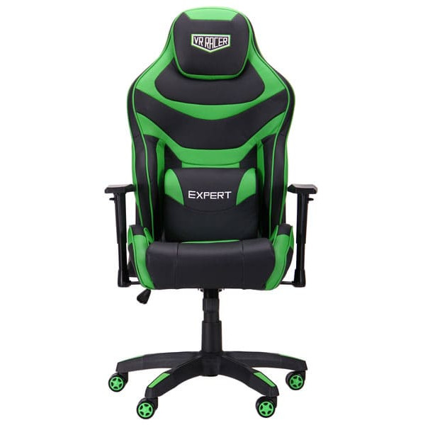 Крісло АМФ VR Racer Expert Champion Чорний/Зелений Крісло АМФ VR Racer Expert Champion Чорний/Зелений-2