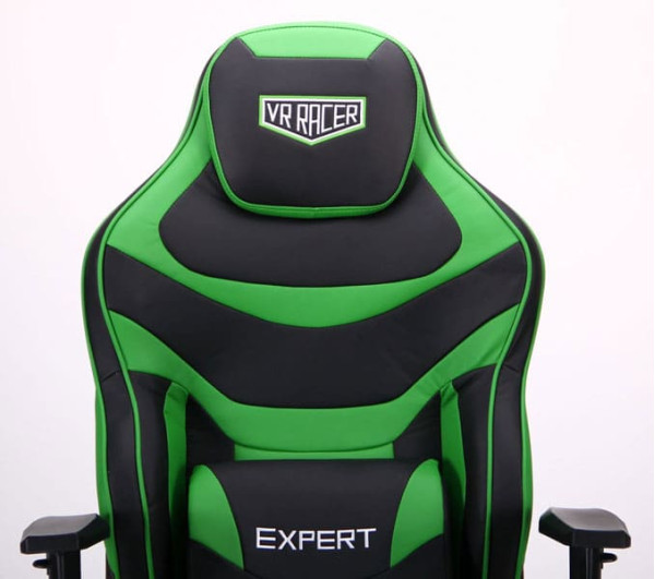 Крісло АМФ VR Racer Expert Champion Чорний/Зелений Крісло АМФ VR Racer Expert Champion Чорний/Зелений-9