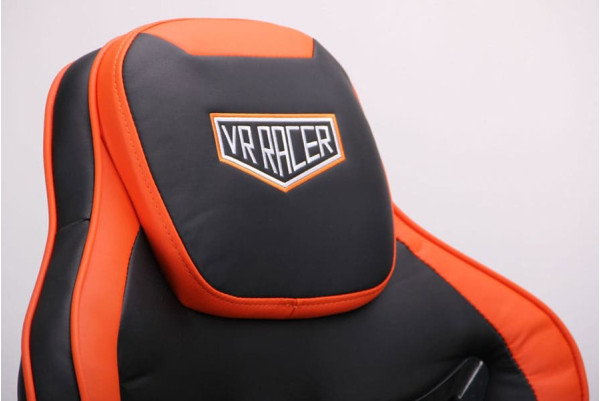 Крісло АМФ VR Racer Expert Genius Чорний/Помаранчевий Крісло АМФ VR Racer Expert Genius Чорний/Помаранчевий-10
