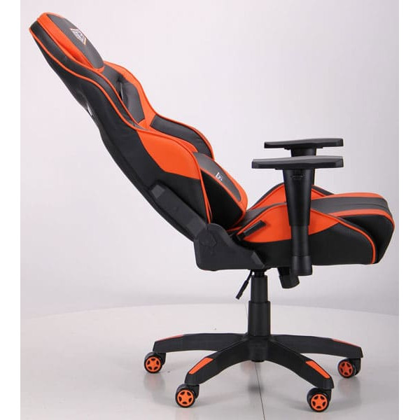 Крісло АМФ VR Racer Expert Genius Чорний/Помаранчевий Крісло АМФ VR Racer Expert Genius Чорний/Помаранчевий-5