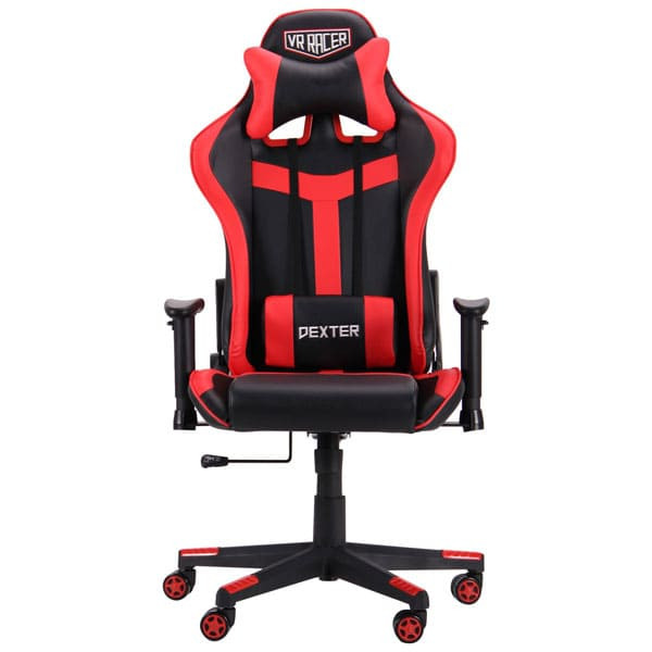 Крісло АМФ VR Racer Dexter Hound Чорний/Червоний Крісло АМФ VR Racer Dexter Hound Чорний/Червоний-1