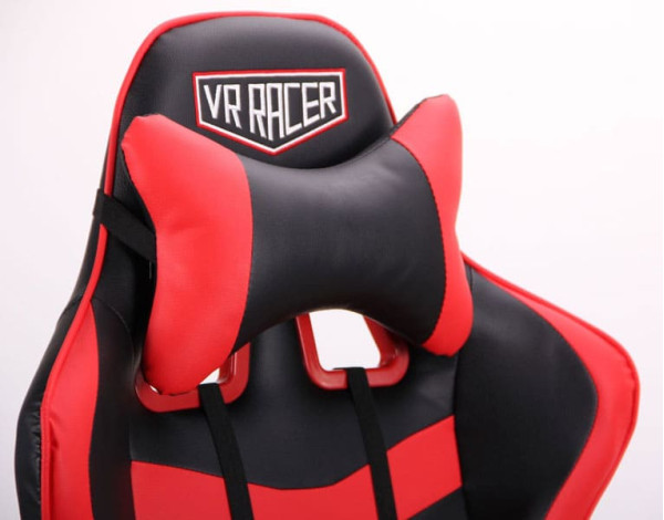 Крісло АМФ VR Racer Dexter Hound Чорний/Червоний Крісло АМФ VR Racer Dexter Hound Чорний/Червоний-5