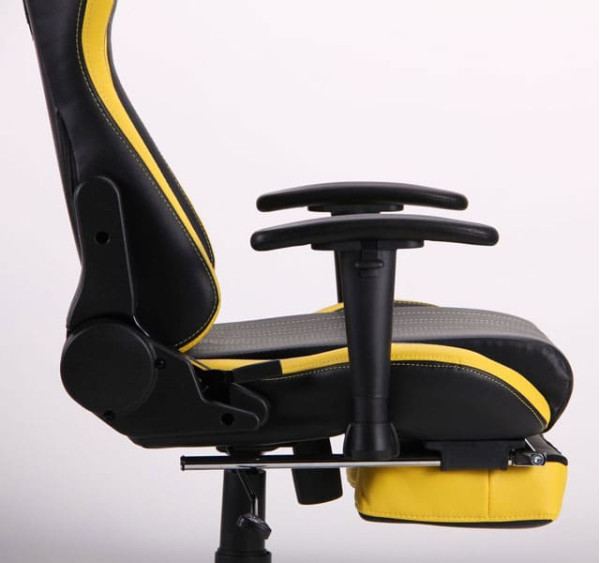 Крісло АМФ VR Racer Dexter Megatron Чорний/Жовтий Крісло АМФ VR Racer Dexter Megatron Чорний/Жовтий-13