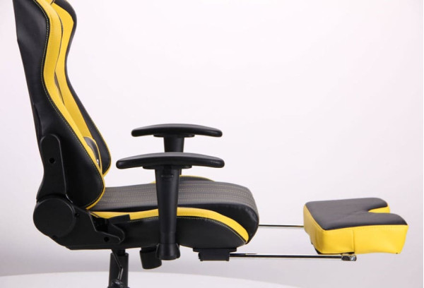 Крісло АМФ VR Racer Dexter Megatron Чорний/Жовтий Крісло АМФ VR Racer Dexter Megatron Чорний/Жовтий-15