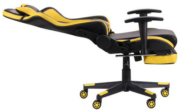 Крісло АМФ VR Racer Dexter Megatron Чорний/Жовтий Крісло АМФ VR Racer Dexter Megatron Чорний/Жовтий-4
