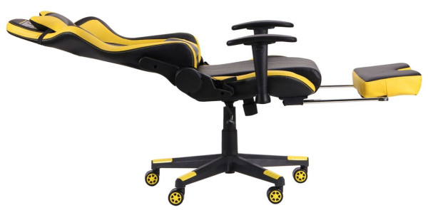 Крісло АМФ VR Racer Dexter Megatron Чорний/Жовтий Крісло АМФ VR Racer Dexter Megatron Чорний/Жовтий-5