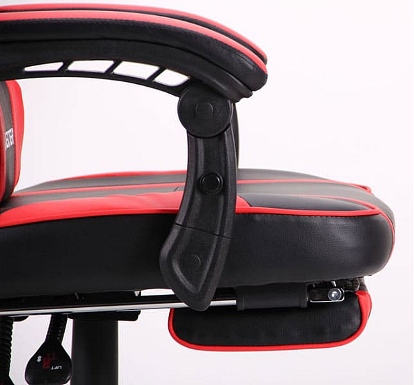Крісло АМФ VR Racer Dexter Webster Чорний/Червоний Крісло АМФ VR Racer Dexter Webster Чорний/Червоний-13