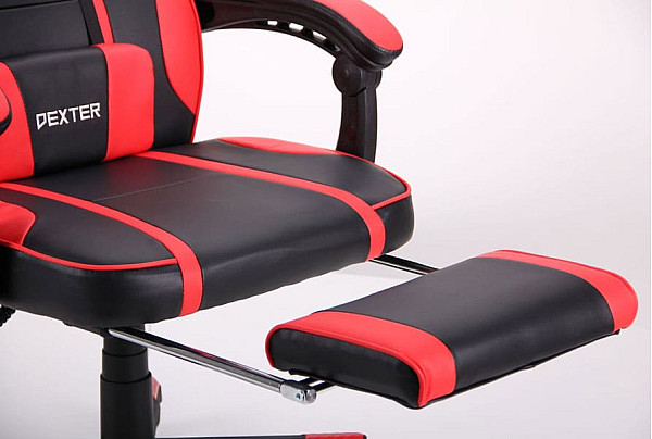 Крісло АМФ VR Racer Dexter Webster Чорний/Червоний Крісло АМФ VR Racer Dexter Webster Чорний/Червоний-14