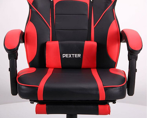 Крісло АМФ VR Racer Dexter Webster Чорний/Червоний Крісло АМФ VR Racer Dexter Webster Чорний/Червоний-7