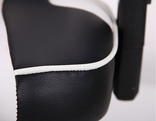 Крісло АМФ VR Racer Dexter Vector Чорний/Білий Крісло АМФ VR Racer Dexter Vector Чорний/Білий-11