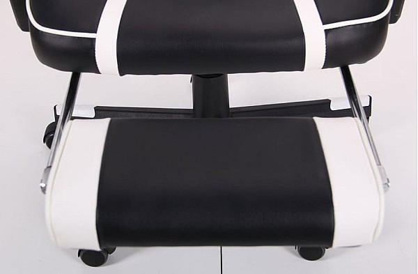 Крісло АМФ VR Racer Dexter Vector Чорний/Білий Крісло АМФ VR Racer Dexter Vector Чорний/Білий-14