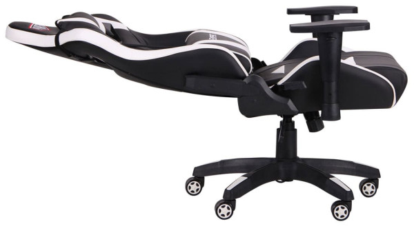 Крісло АМФ VR Racer Expert Guru Чорний/Білий Крісло АМФ VR Racer Expert Guru Чорний/Білий-10