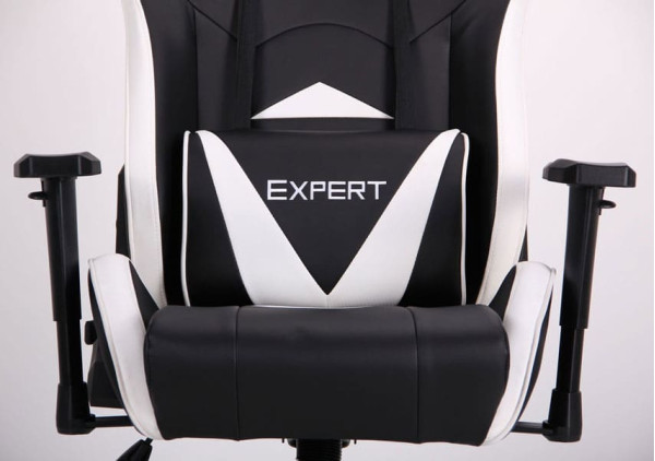 Крісло АМФ VR Racer Expert Guru Чорний/Білий Крісло АМФ VR Racer Expert Guru Чорний/Білий-11