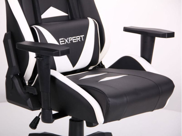 Крісло АМФ VR Racer Expert Guru Чорний/Білий Крісло АМФ VR Racer Expert Guru Чорний/Білий-12