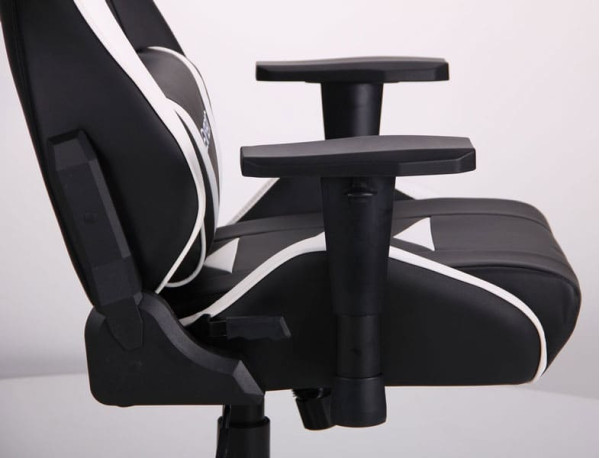 Крісло АМФ VR Racer Expert Guru Чорний/Білий Крісло АМФ VR Racer Expert Guru Чорний/Білий-13