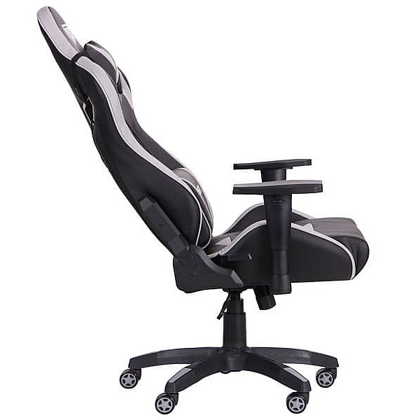 Крісло АМФ VR Racer Expert Wizard Чорний/Сірий Крісло АМФ VR Racer Expert Wizard Чорний/Сірий-4