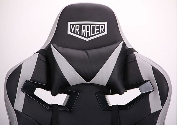 Крісло АМФ VR Racer Expert Wizard Чорний/Сірий Крісло АМФ VR Racer Expert Wizard Чорний/Сірий-13