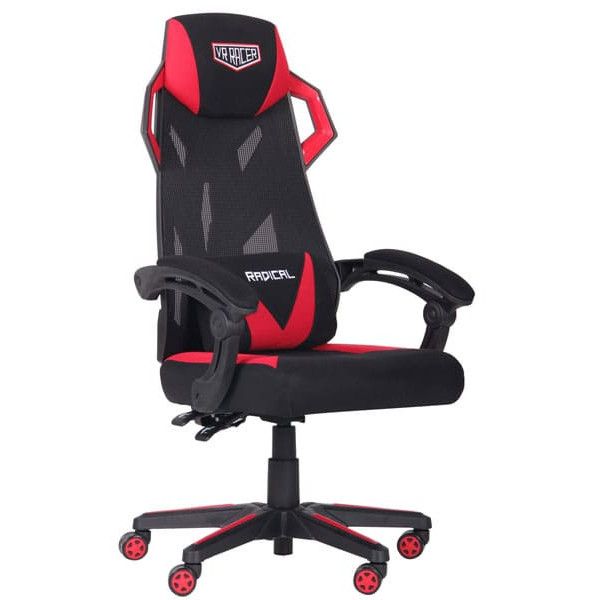 Крісло АМФ VR Racer Radical Taylor Чорний/Червоний Крісло АМФ VR Racer Radical Taylor Чорний/Червоний-0