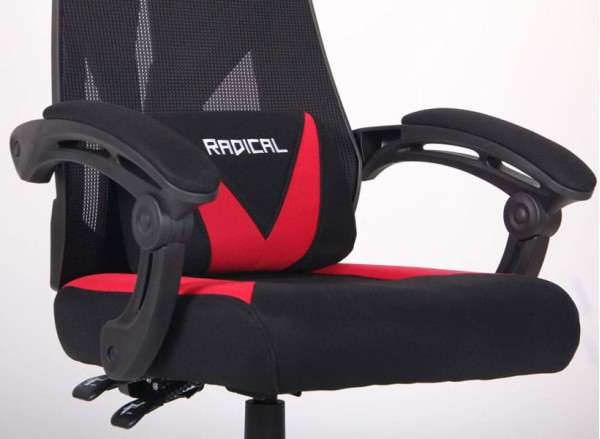 Крісло АМФ VR Racer Radical Taylor Чорний/Червоний Крісло АМФ VR Racer Radical Taylor Чорний/Червоний-11