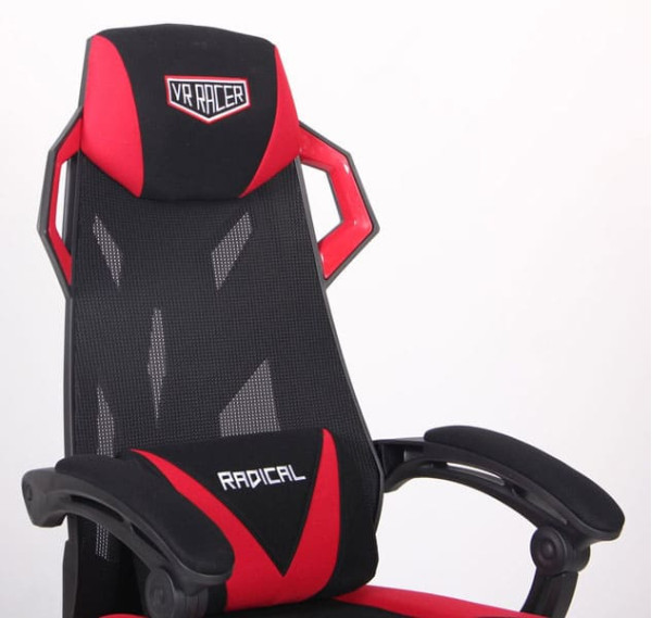 Крісло АМФ VR Racer Radical Taylor Чорний/Червоний Крісло АМФ VR Racer Radical Taylor Чорний/Червоний-6