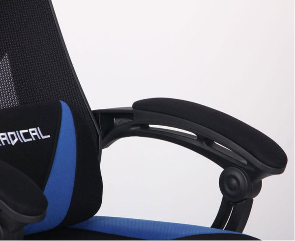 Крісло АМФ VR Racer Radical Garrus Чорний/Синій Крісло АМФ VR Racer Radical Garrus Чорний/Синій-9