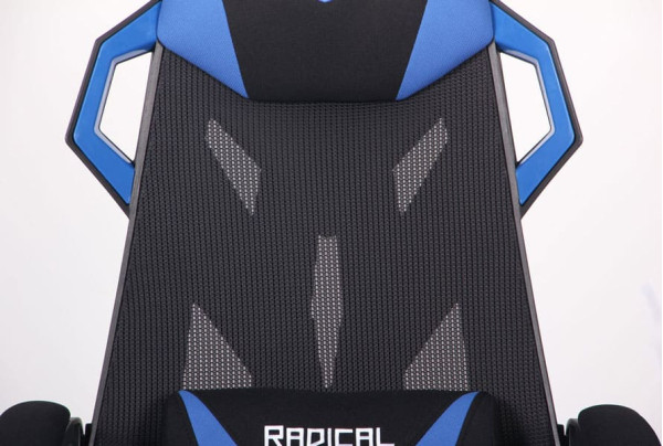 Крісло АМФ VR Racer Radical Garrus Чорний/Синій Крісло АМФ VR Racer Radical Garrus Чорний/Синій-7