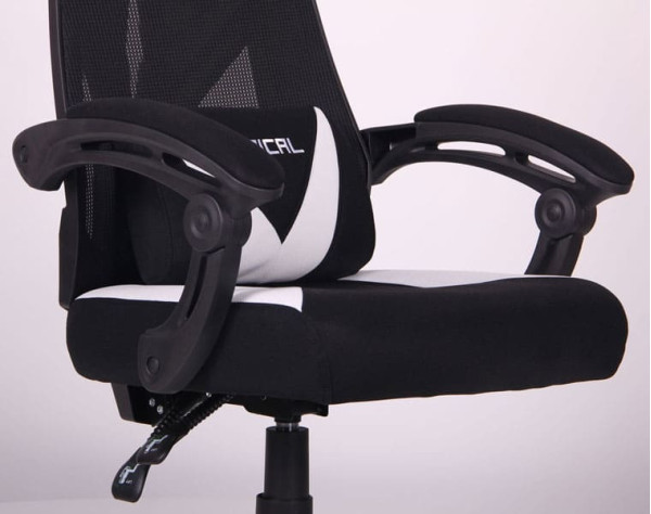 Крісло АМФ VR Racer Radical Brooks Чорний/Білий Крісло АМФ VR Racer Radical Brooks Чорний/Білий-10