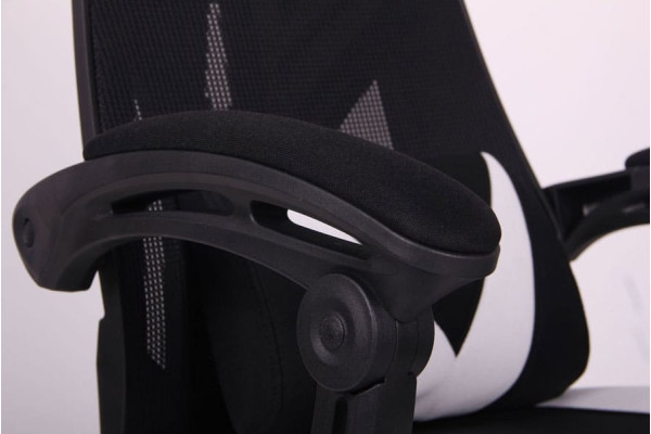 Крісло АМФ VR Racer Radical Brooks Чорний/Білий Крісло АМФ VR Racer Radical Brooks Чорний/Білий-11