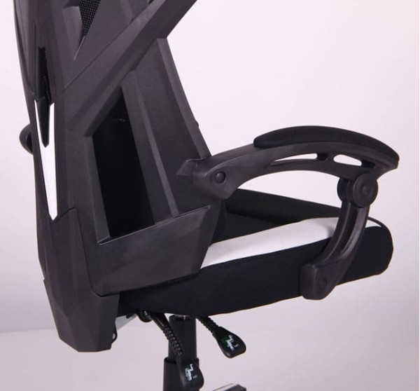 Крісло АМФ VR Racer Radical Brooks Чорний/Білий Крісло АМФ VR Racer Radical Brooks Чорний/Білий-12